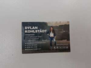 Dylan Kohlstadt Business Card