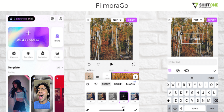 FilmoraGo video editing app FilmoraGo video editing app