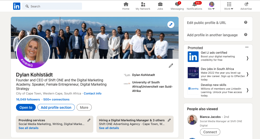 DK LinkedIn Account DK LinkedIn Account
