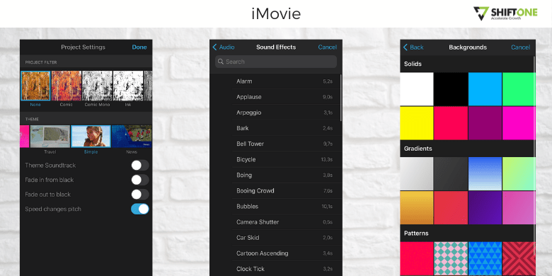 iMovie video editing app iMovie video editing app