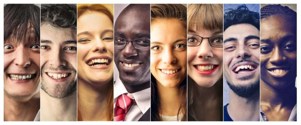 Eight different people - Different personalities