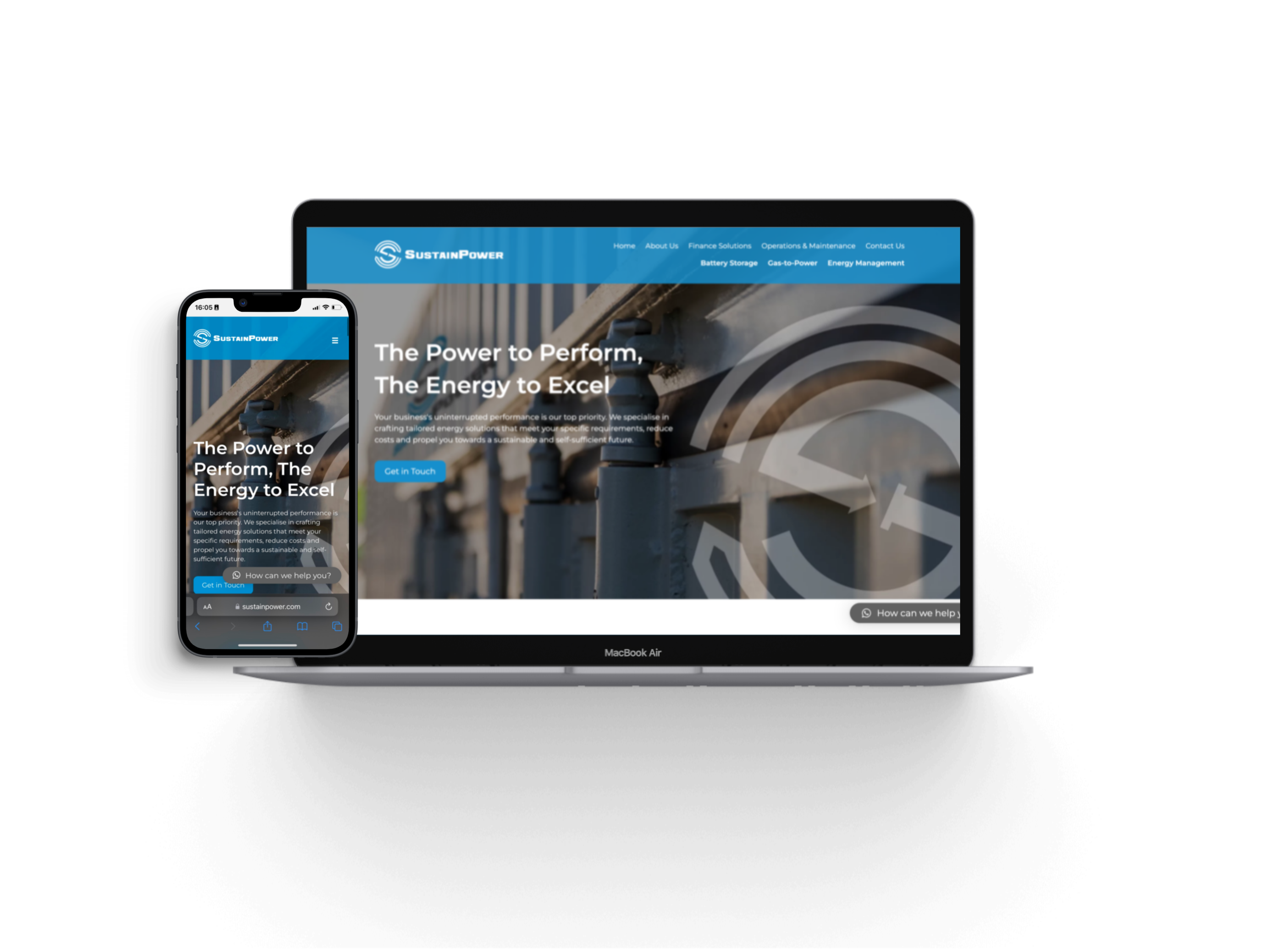 Laptop and Mobile View of Sapientis Advisory Website